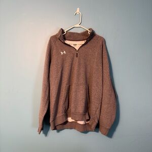 Under Armour Men's Gray quarter zip fleece